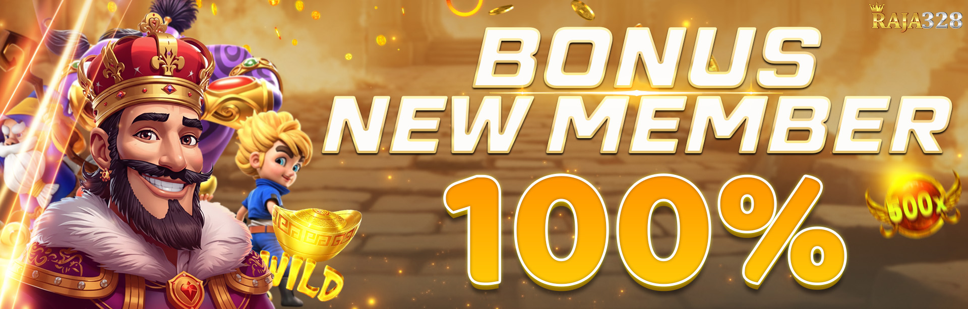 Slot Bonus New Member 100% RAJA328